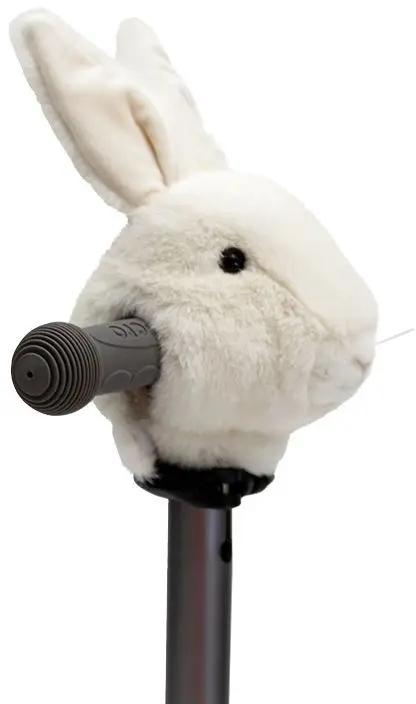 Dekorace na řídítka Wild & Soft Scooter head - Bílý králík uni
