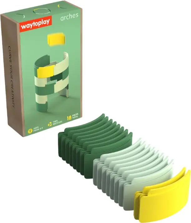Stavebnice Waytoplay Arches - Starter set 18 ks uni