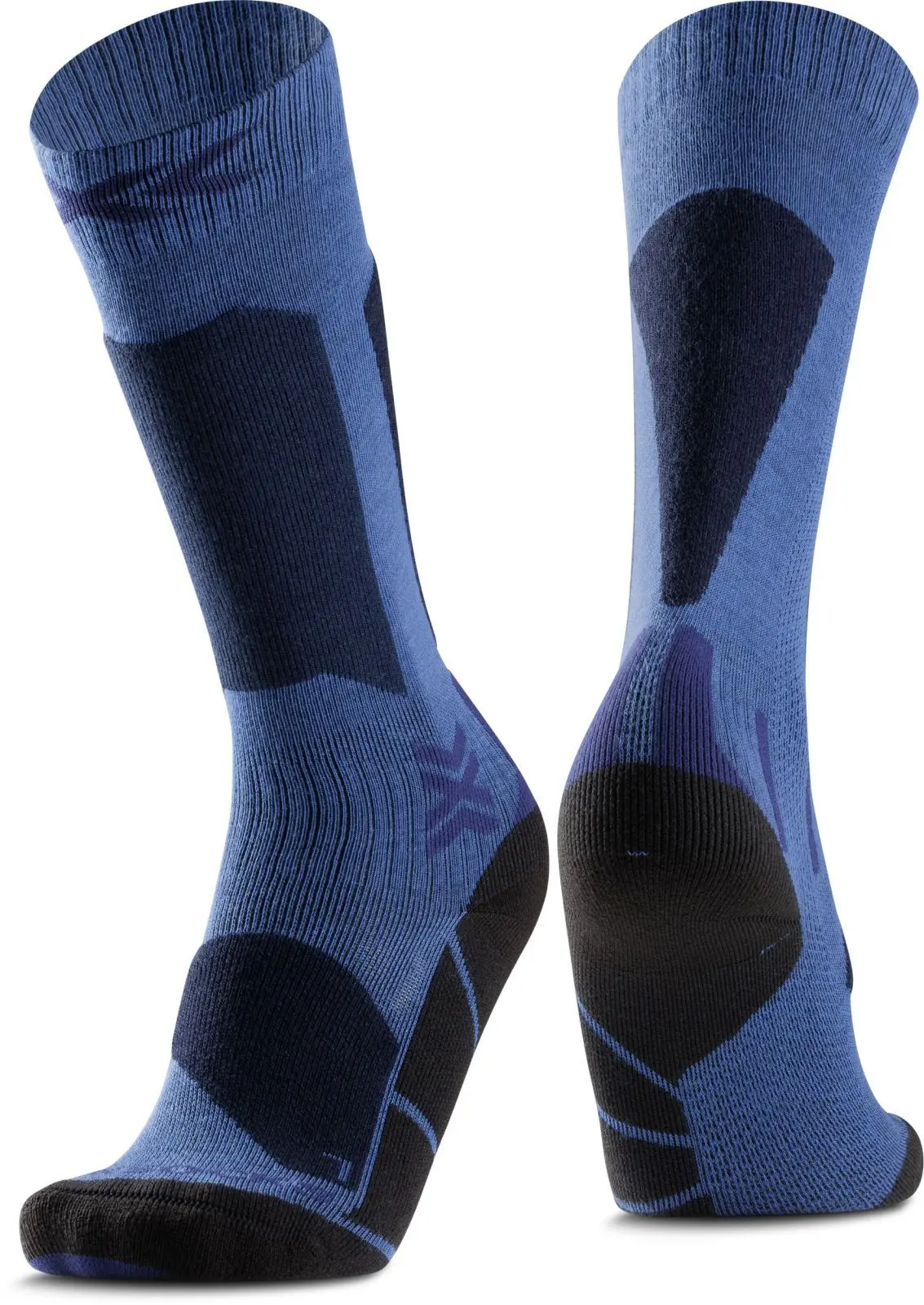 Dětské lyžařské ponožky X-Socks Ski Discover OTC Jr - blue blossom/marine 27-30