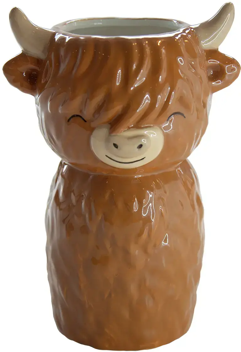 Váza Sass and Belle Highland Cow Shaped Vase uni