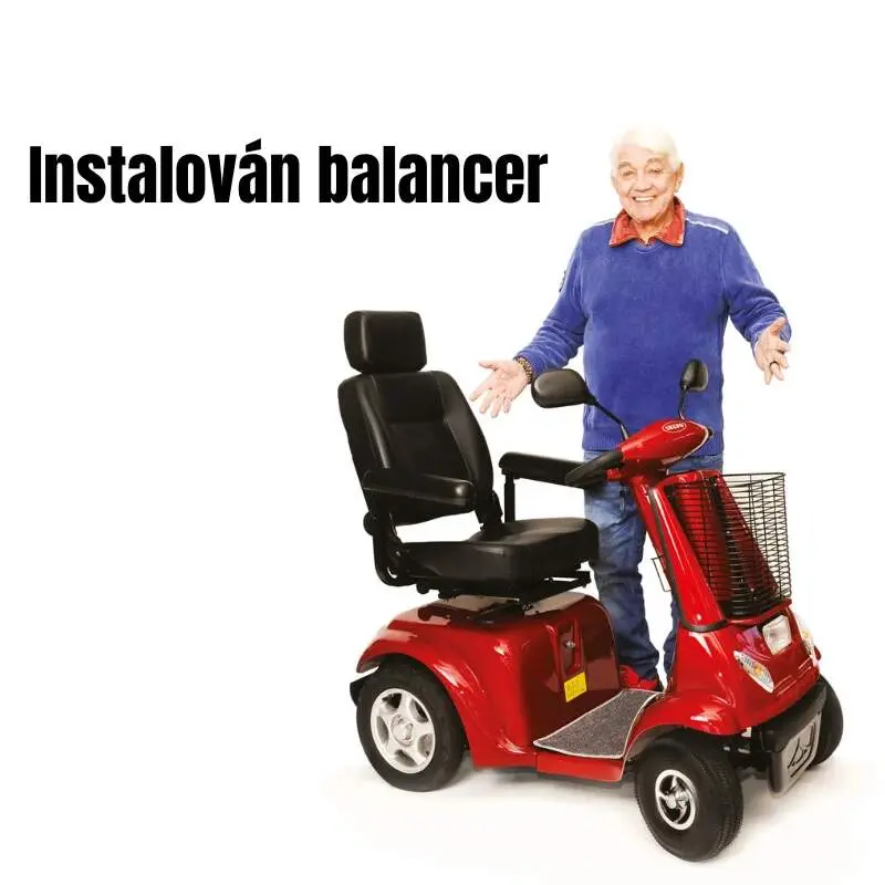 Elektrický invalidní a seniorský vozík SELVO 4800 s balancerem