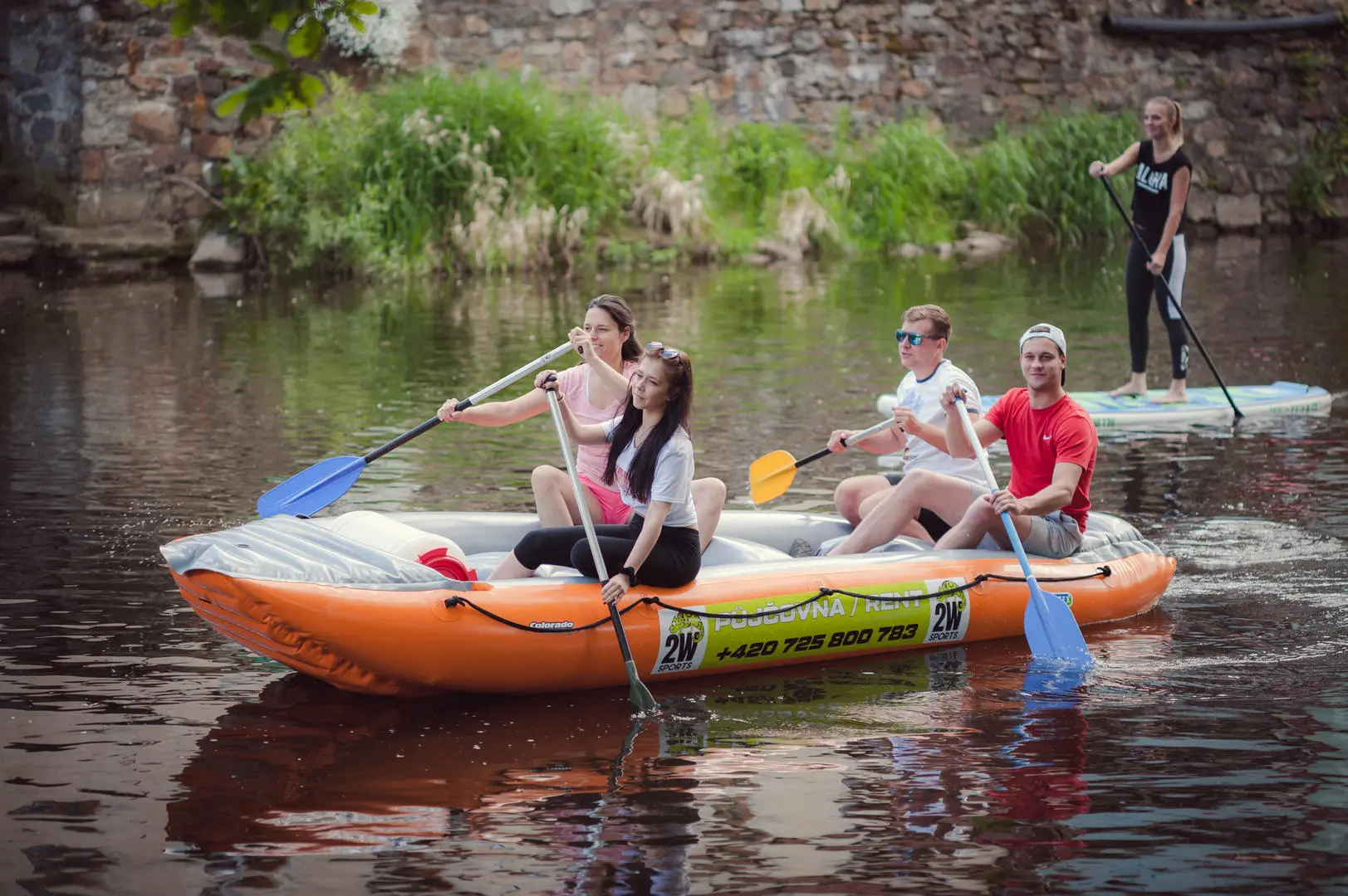 Výlet na Vltavě - Český Krumlov - Český Krumlov na raftu