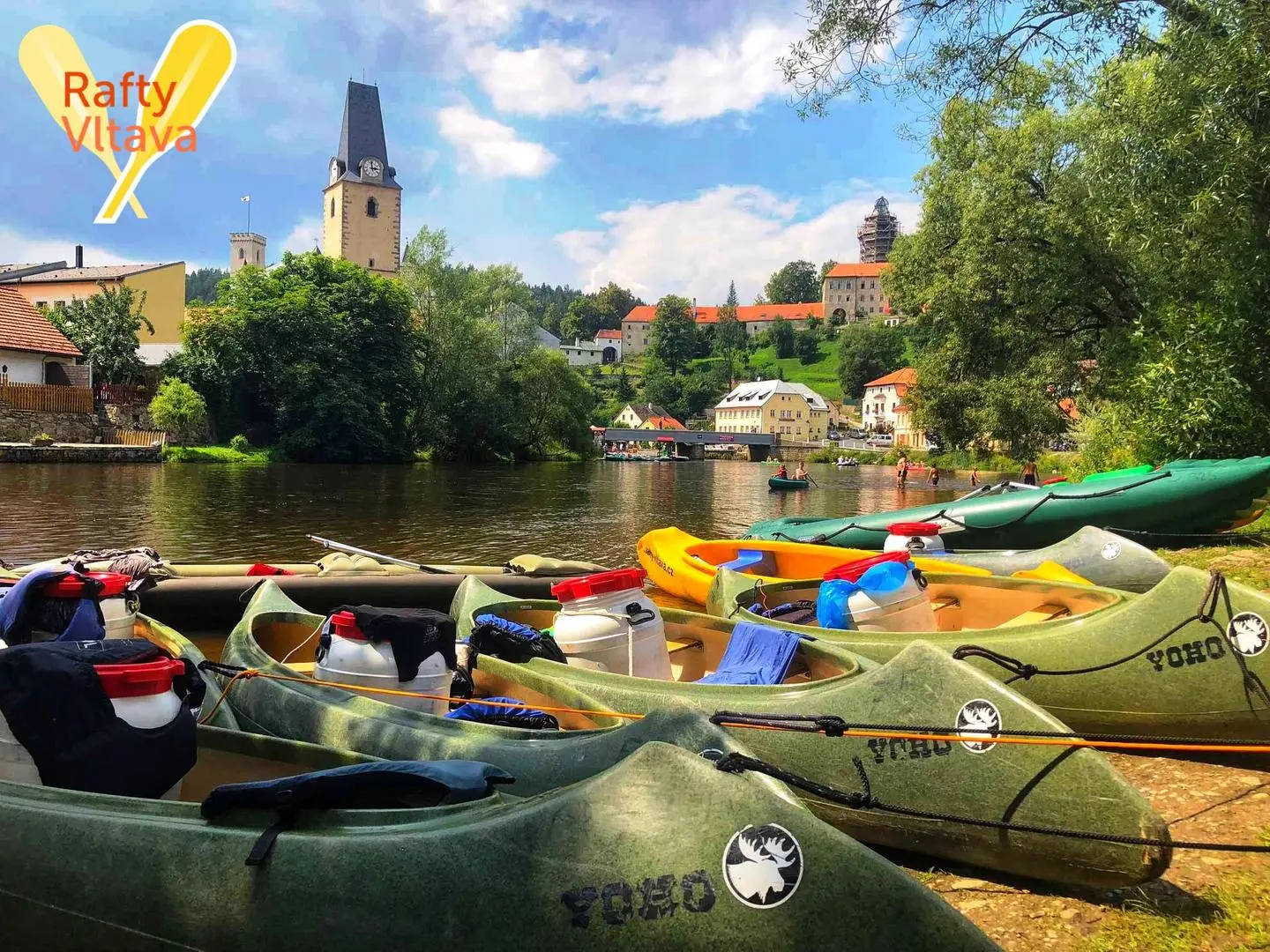 Jednodenní výlety na raftu - Český Krumlov - Zlatá Koruna