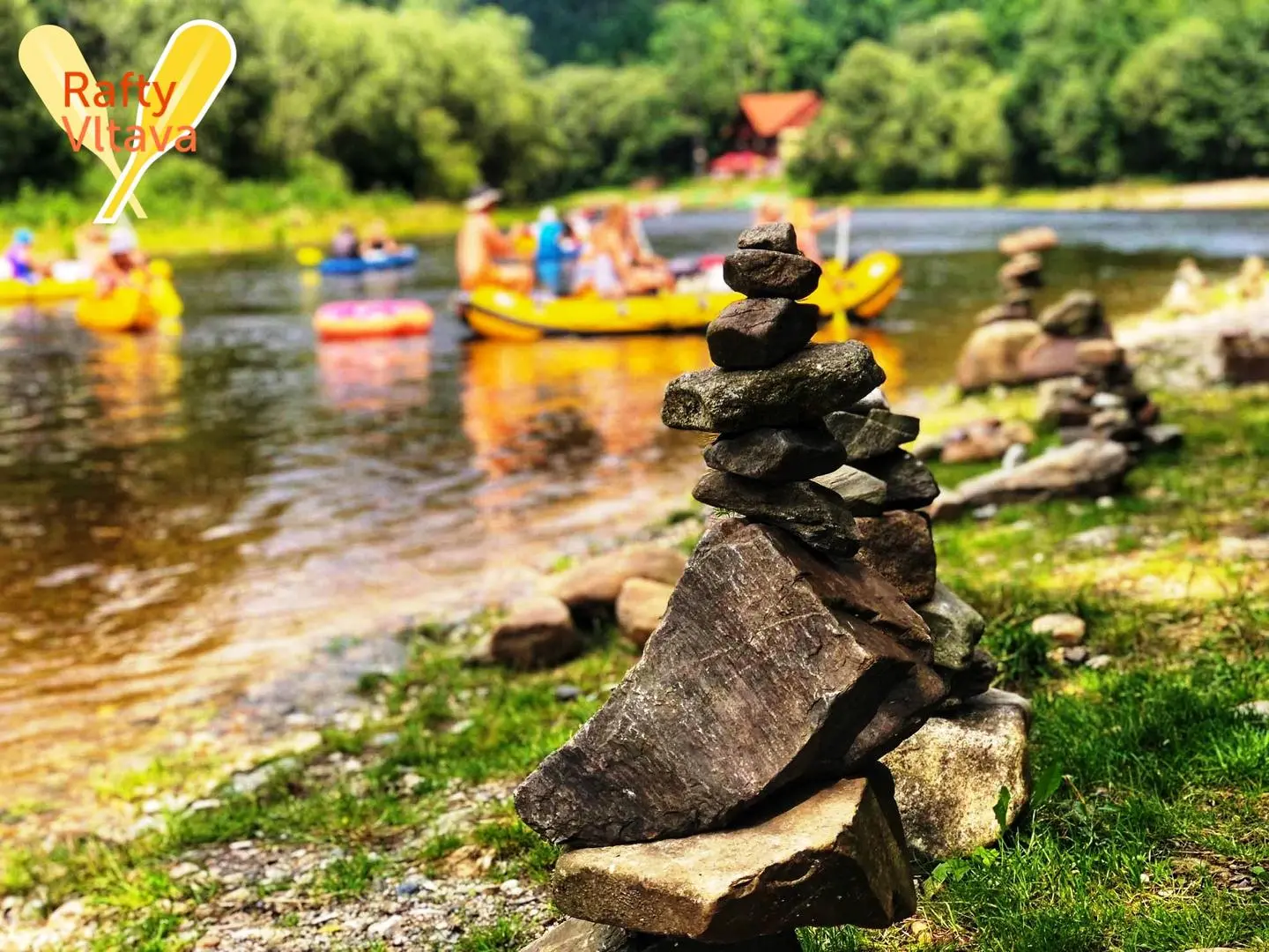 Jednodenní výlety na raftu - Český Krumlov - Boršov