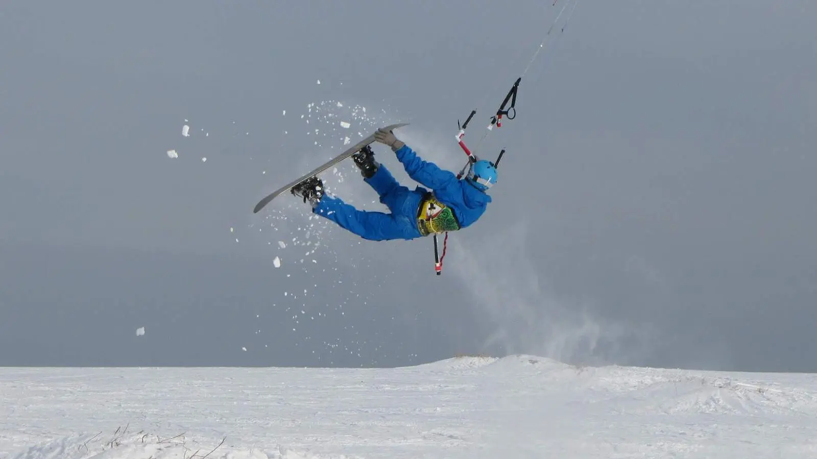 Snowkiting Polička - nauč se kiting na sněhu - Pětidenní kurz snowkitingu