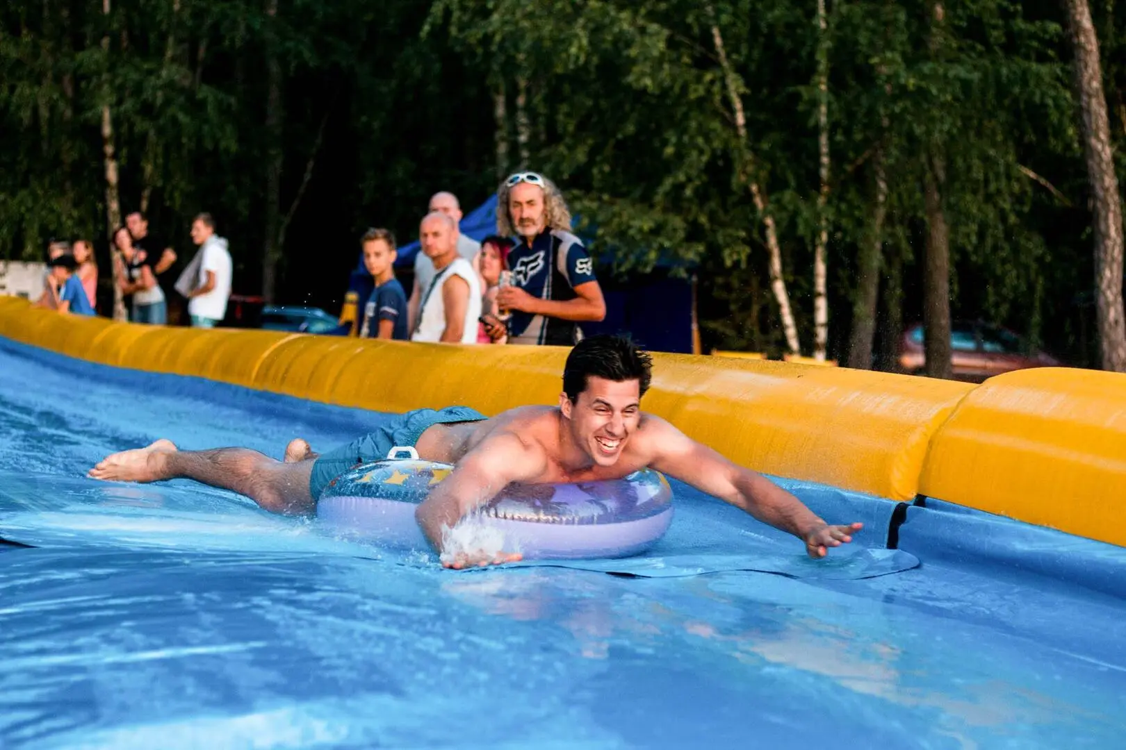 Slide v Junior Campu Nová Živohošť - 60 metrů dlouhá skluzavka