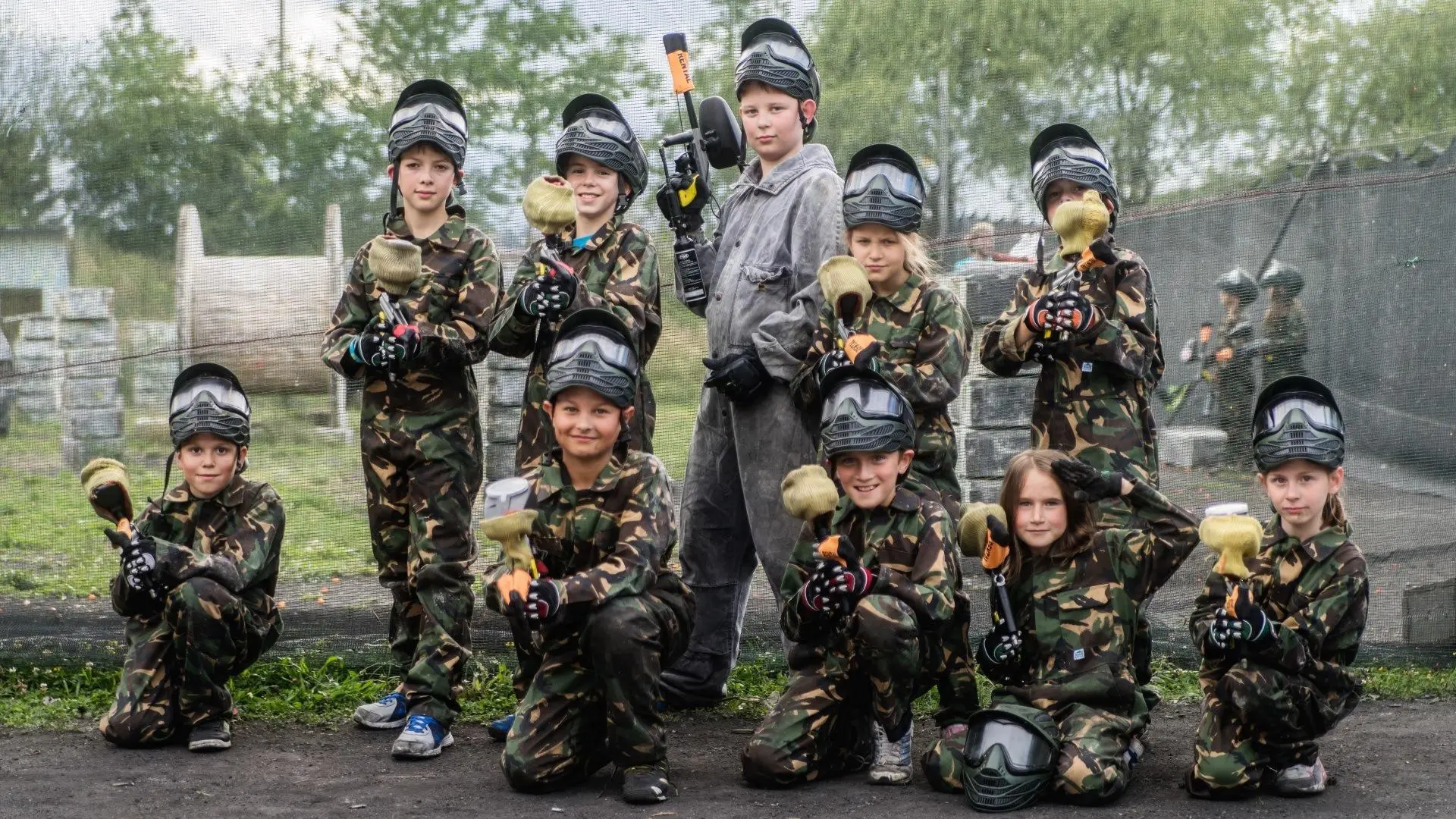 Paintball Praha Smíchov - balíčky her pro děti i dospělé - Paintball Praha Smíchov - junior paintball