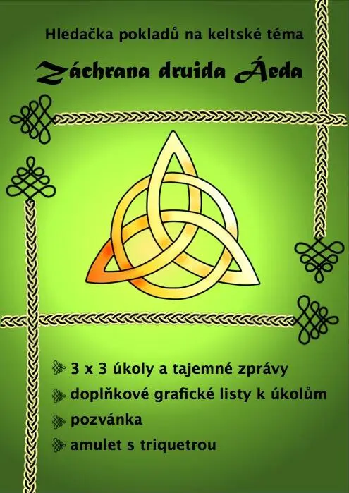 Hledání pokladu - zábava pro děti od 5 do 12 let - Hledání pokladu - Záchrana druida Áeda