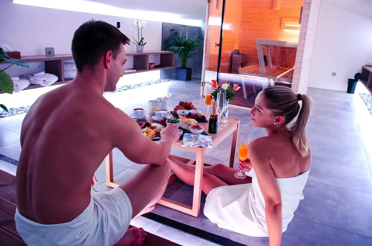 UPPER SPA - privátní wellness v centru Brna - Romantický večer pro 2 v privátním wellness Upper Spa Brno
