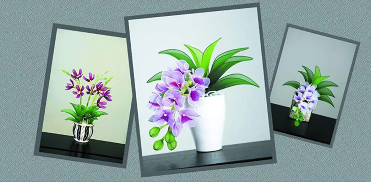 Soukromý kurz výroby květin z nylonu - Orchidej