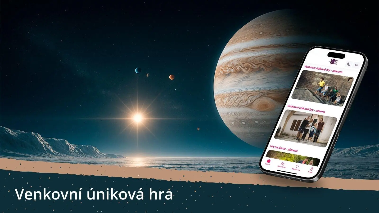 Venkovní hra - Orbit Expres: 8 planet za 2 hodiny!