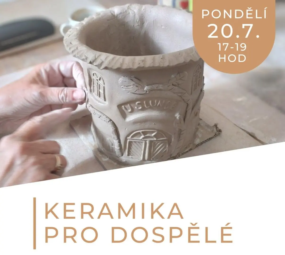 Keramické kurzy Jablonec nad Nisou - zábava pro děti i dospělé - Keramická dílna - Slunce - 3.10.2026