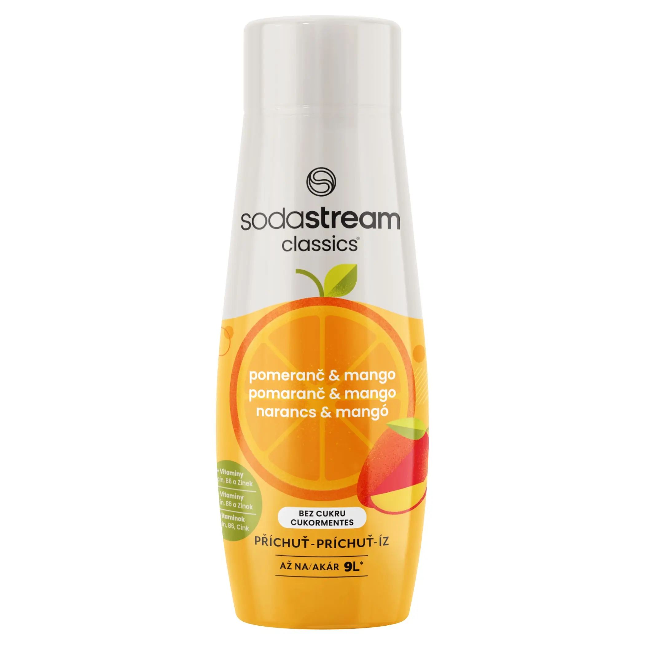 SodaStream Příchuť Pomeranč Mango Zero440 ml  .