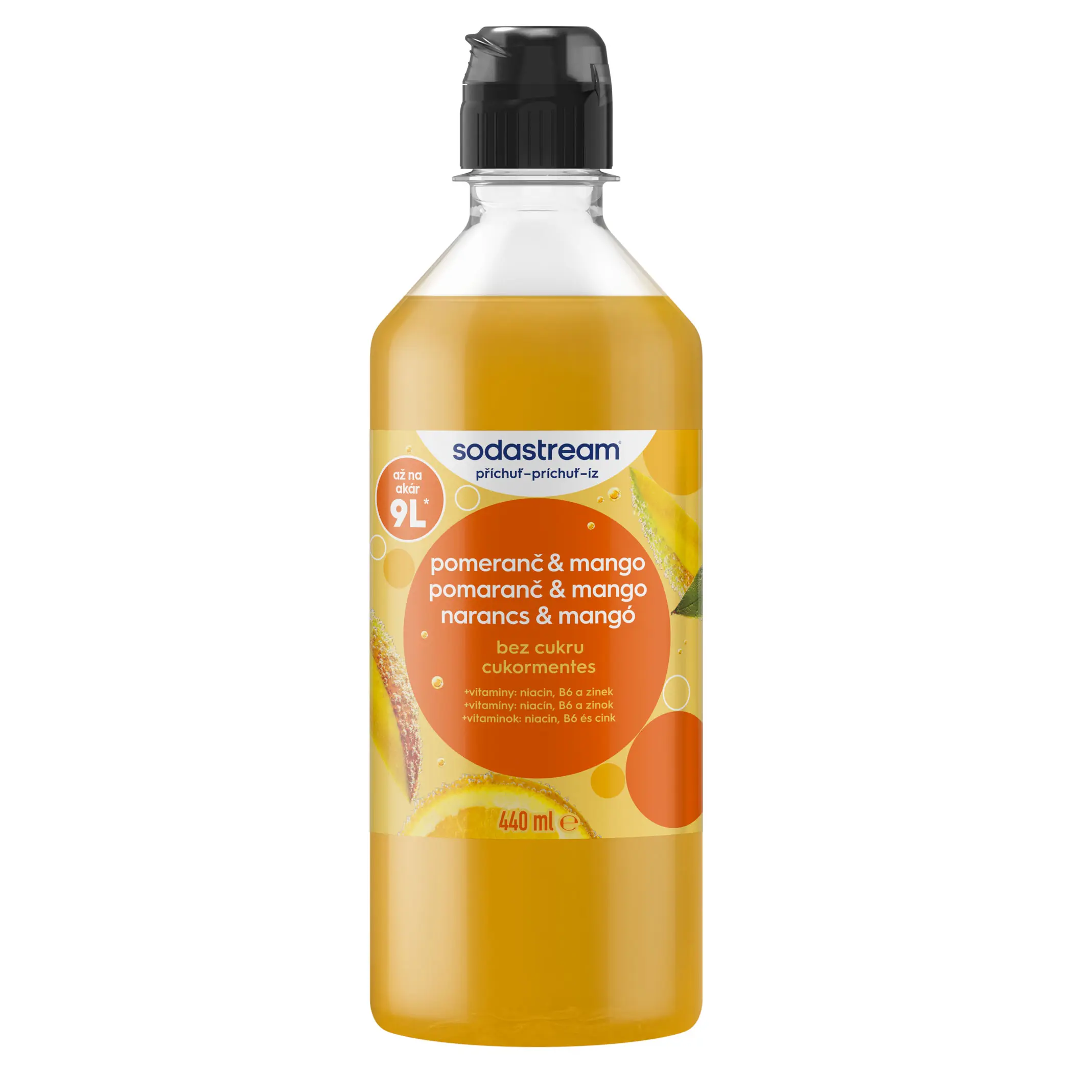 SodaStream Příchuť Pomeranč Mango Zero 440ml  .