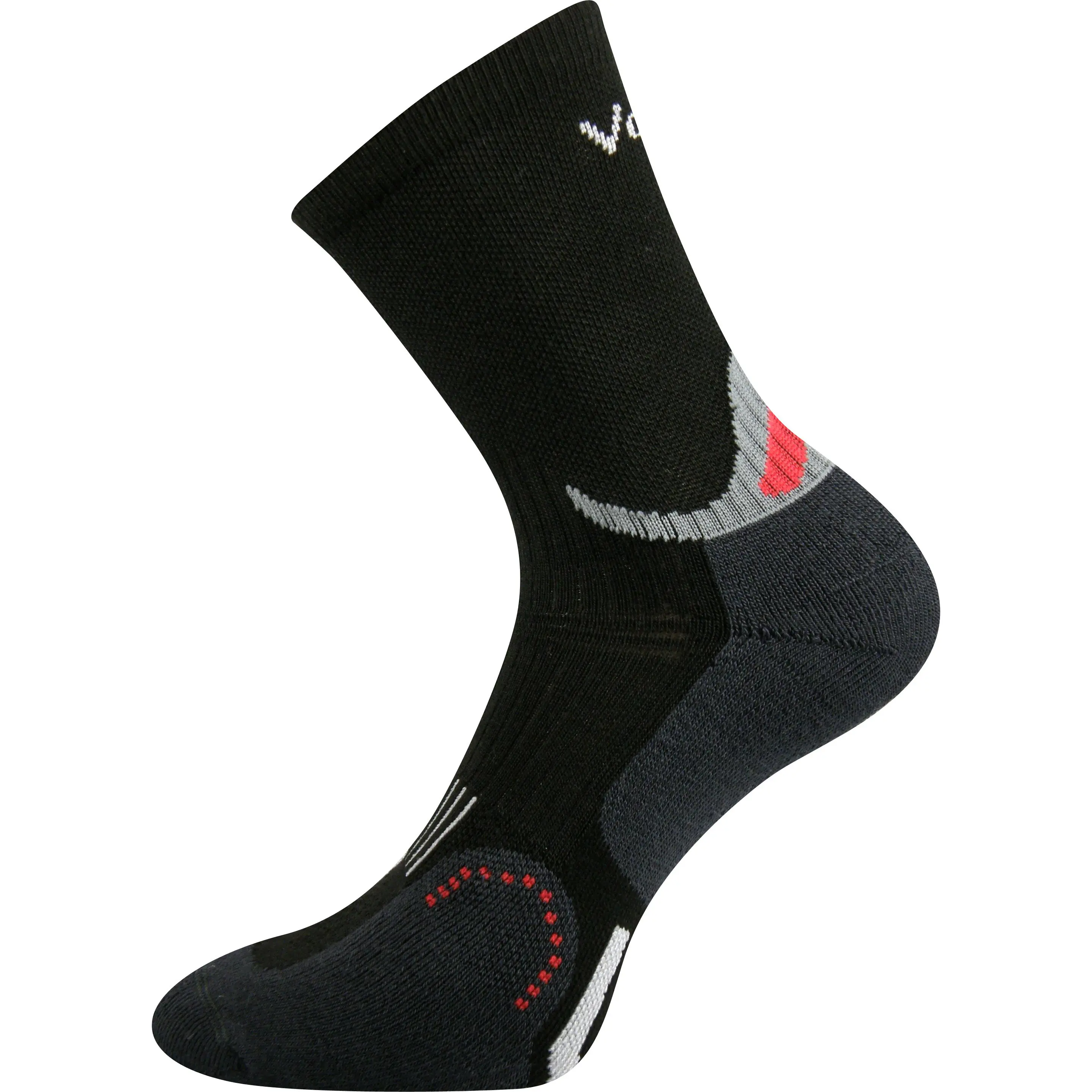 VOXX Ponožky sportovní se stříbrem ACTROS černé 43-46 102715