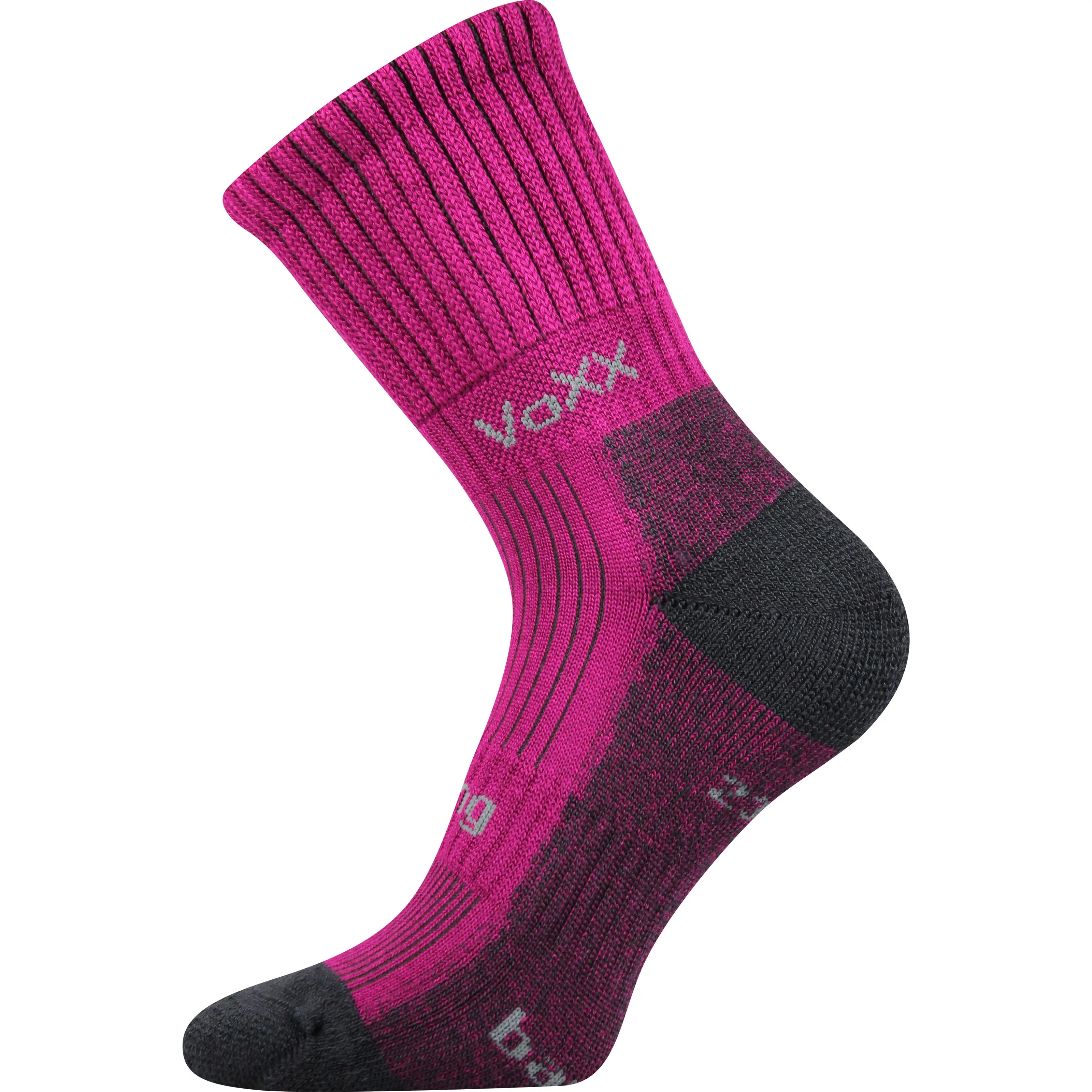 VOXX Ponožky silné bambusové BOMBER fuxia