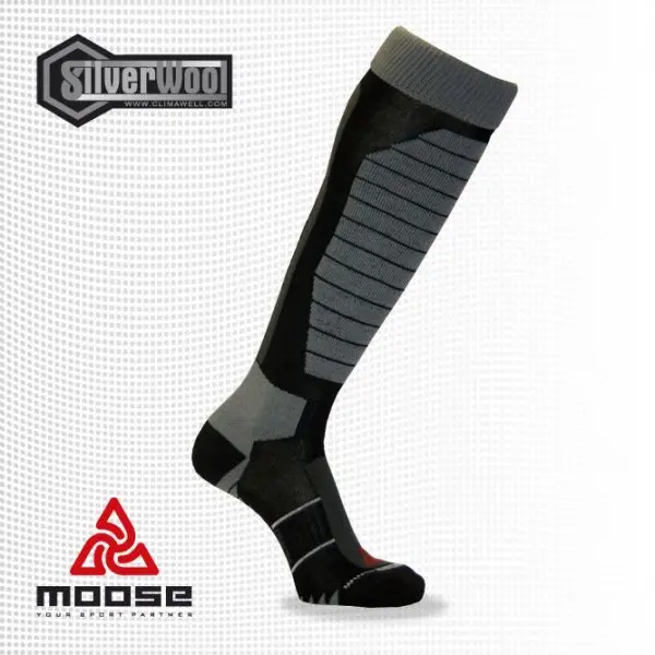 CARVE lyžařské termo podkolenky Moose Černá XS 1 pár