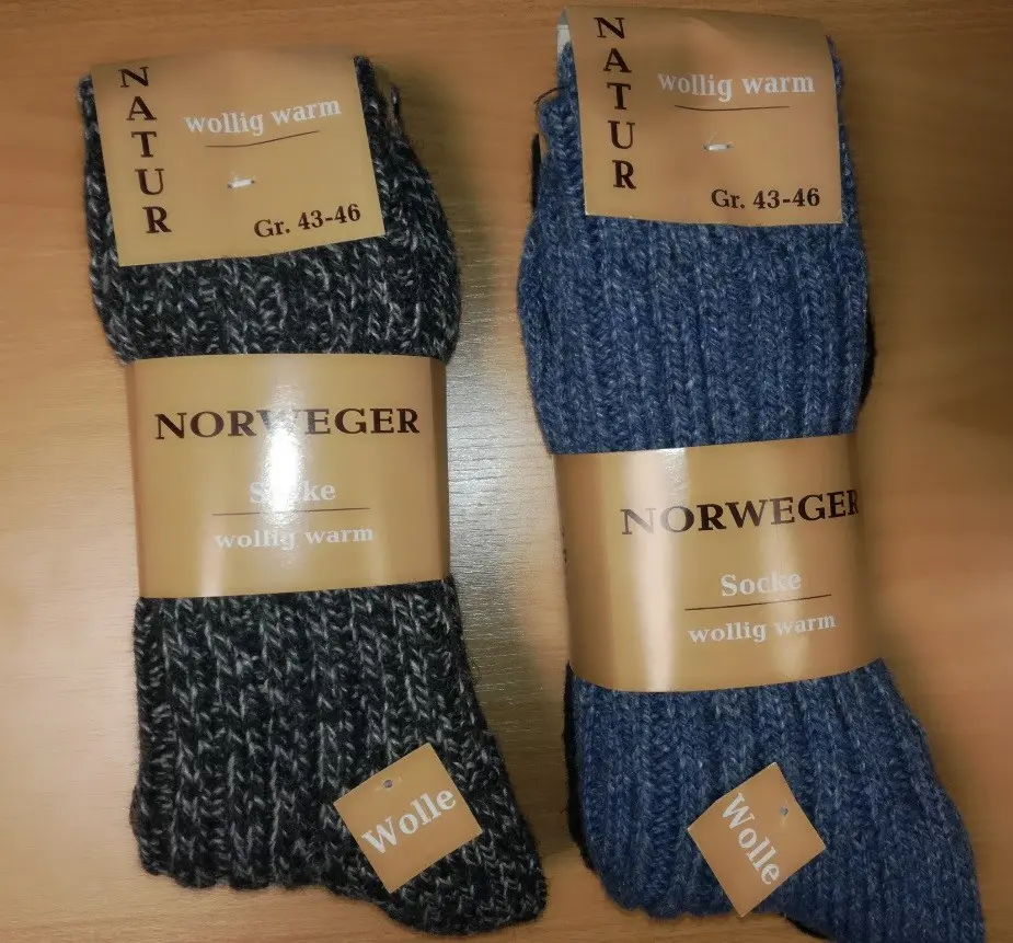 VLNA extra teplé vlněné ponožky TRENDY SOCKS Náhodný mix 39-42 2 páry