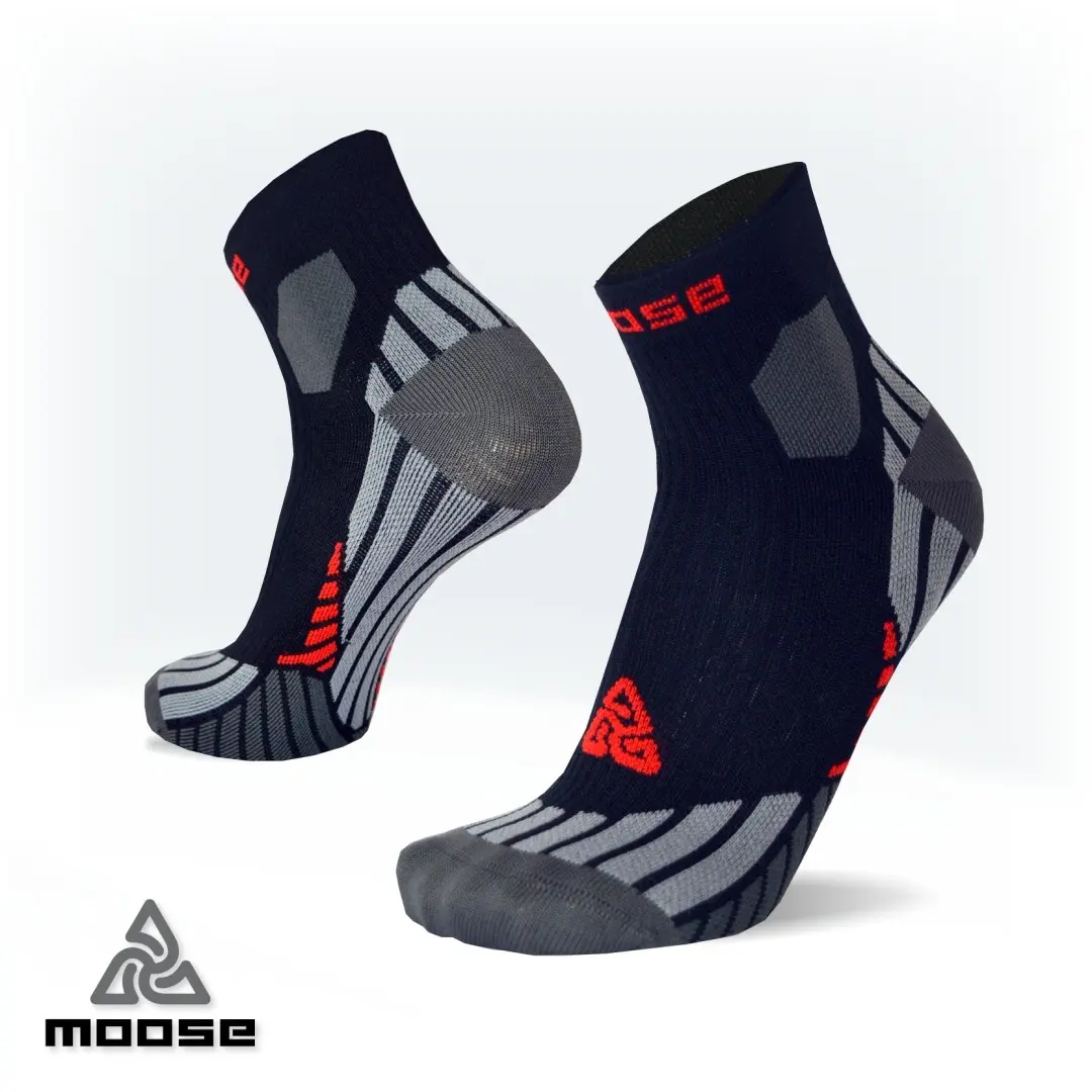 ULTRAMARATHON NEW běžecké ponožky Moose Černá XXL 1 pár