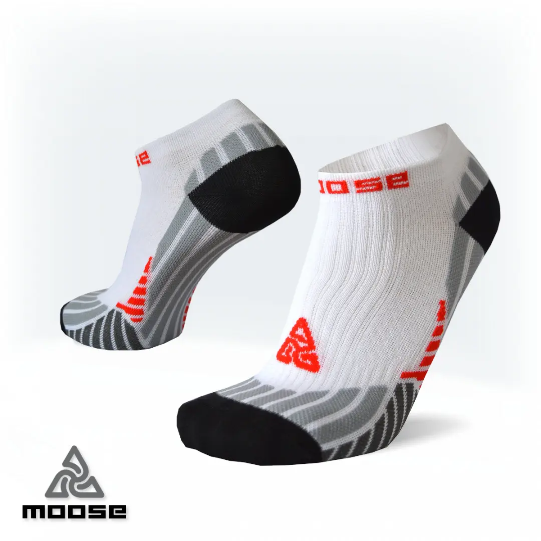 INSIDER sportovní kotníčkové ponožky Moose bílá XS