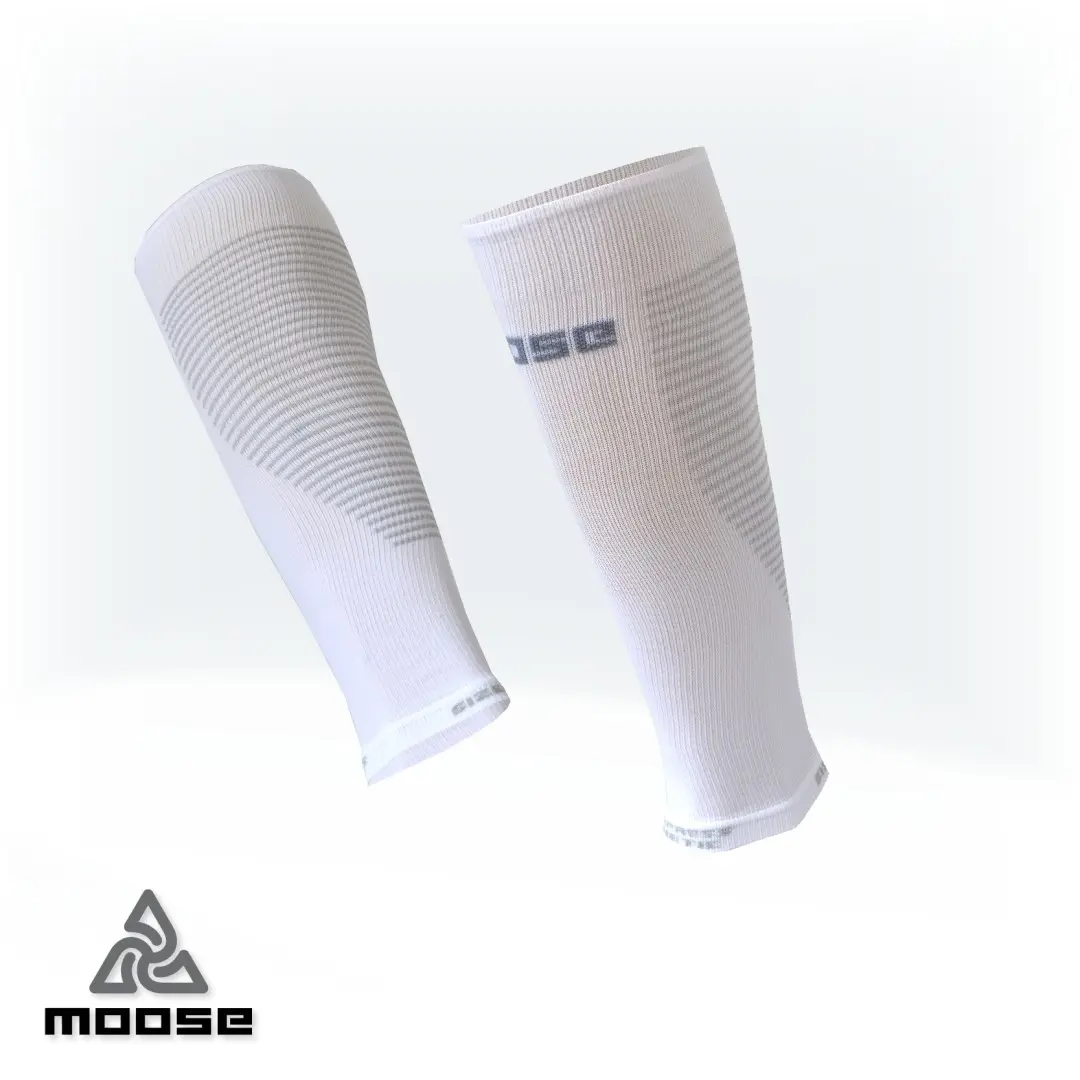 COMPRESS KINETIC kompresní návleky na lýtko Moose bílá XL