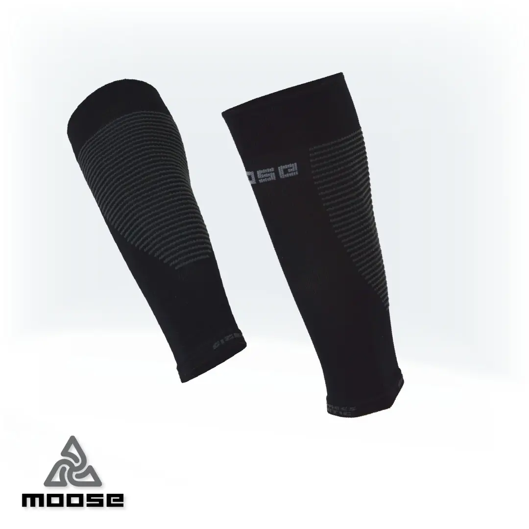 COMPRESS KINETIC kompresní návleky na lýtko Moose černá L