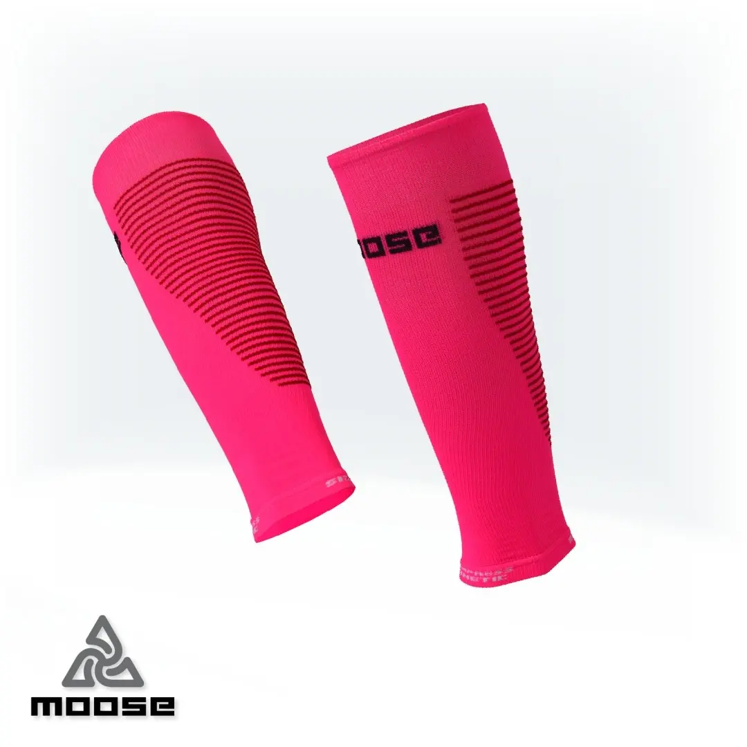 COMPRESS KINETIC kompresní návleky na lýtko Moose růžová M