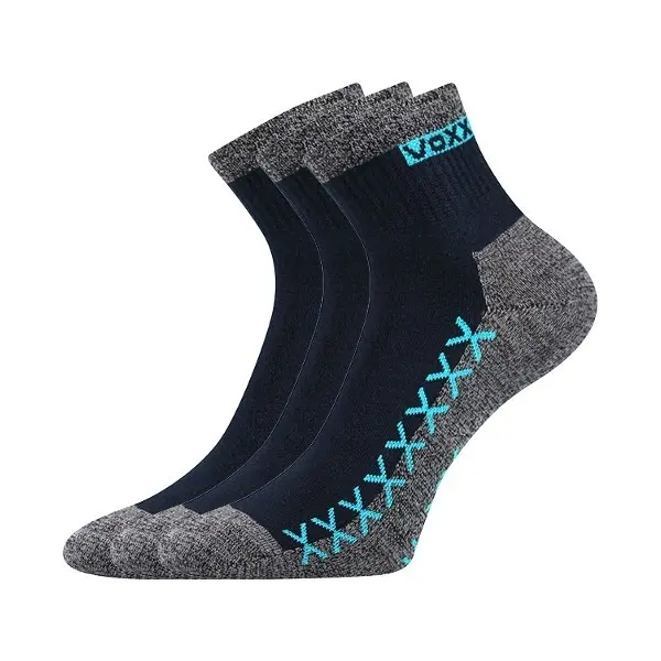 VECTOR střední sportovní ponožky Voxx Černá 47-50 1 pár