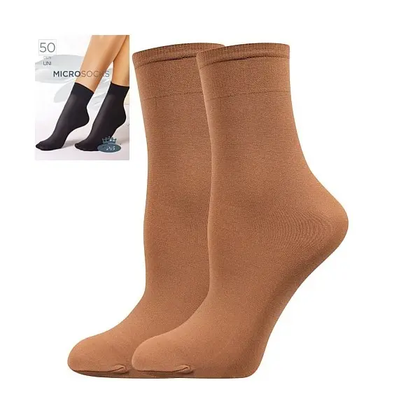 MICRO socks 50 DEN punčochové ponožky Lady B - 6 párů
