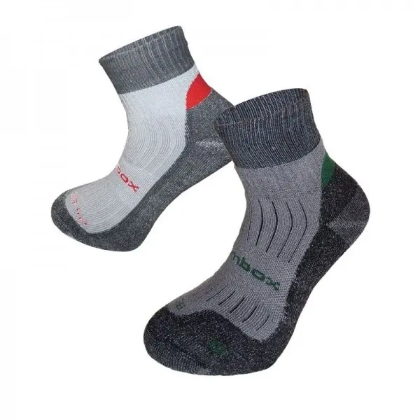 BAMBOX bambusové ponožky BX-5 DURABLE 1 pár Černá / Černá 47-50