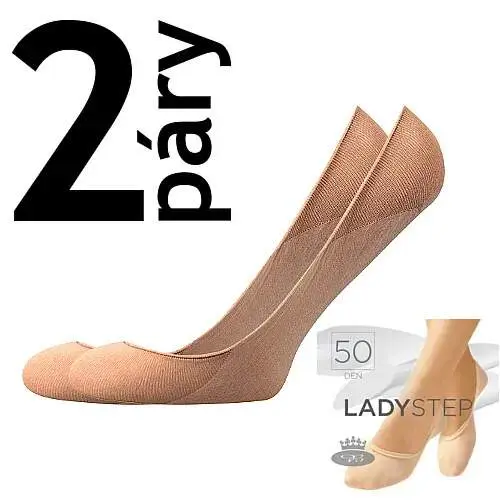 LADY STEP 2páry 50 DEN punčochové ťapky Lady B UNI