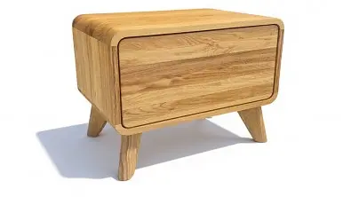 Postelia noční stolek DEIRA 1Z 50x40x45 cm