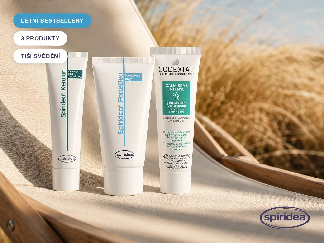 Letní bestsellery - Keralan, ForteDeo, Calmiscab