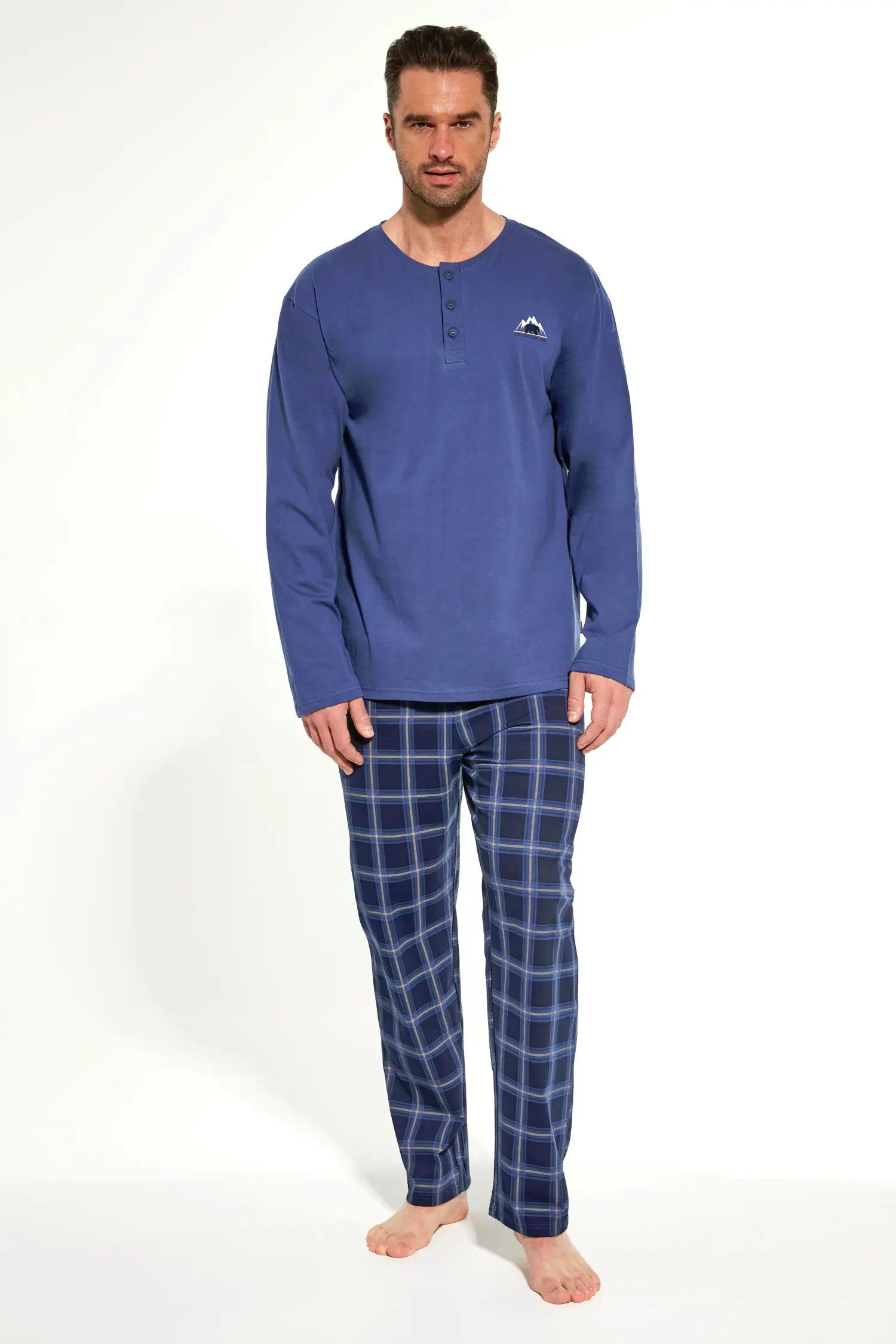 Cornette pyžamo pánské 113/220 Utah - jeans, XXL
