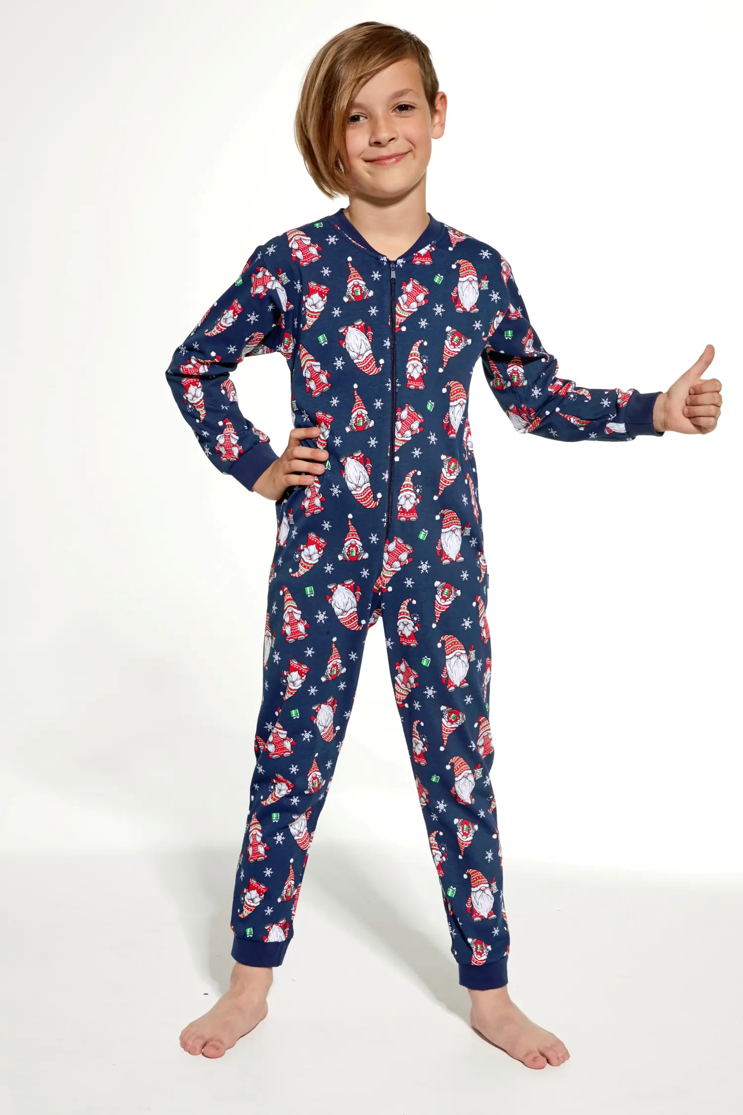 Cornette overal chlapecká 185/138 Gnomes 2 - jeans