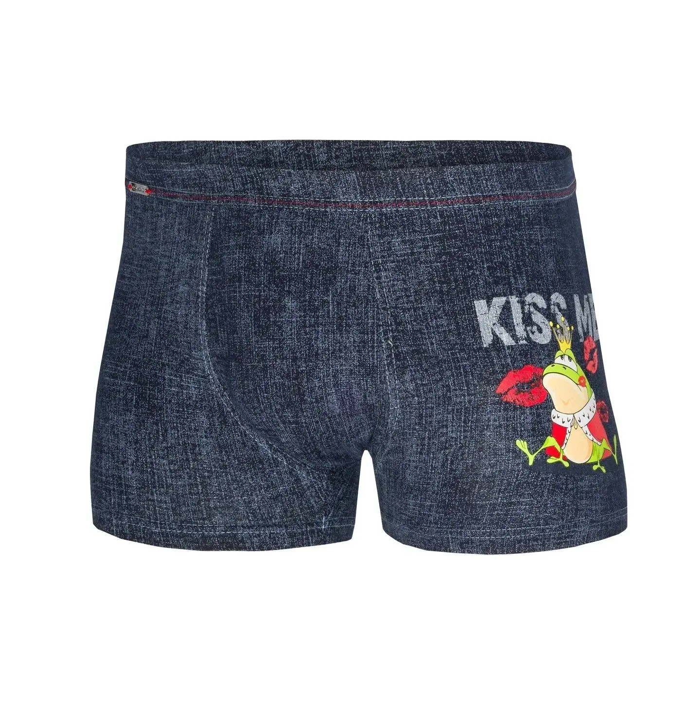 Cornette boxerky valentýnské 010/56 Kiss Me 2 - jeans