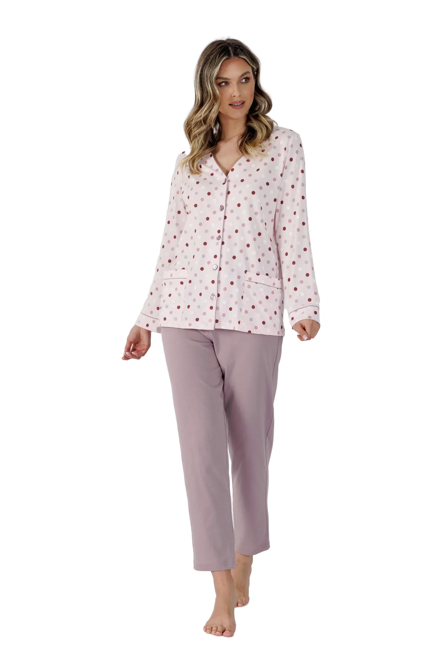Laveza pyžamo dámské Elin 1496 - růžová