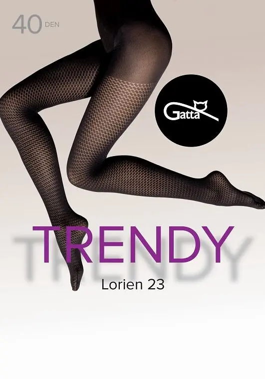 Gatta punčochové kalhoty Lorien 23 40DEN - černá, M