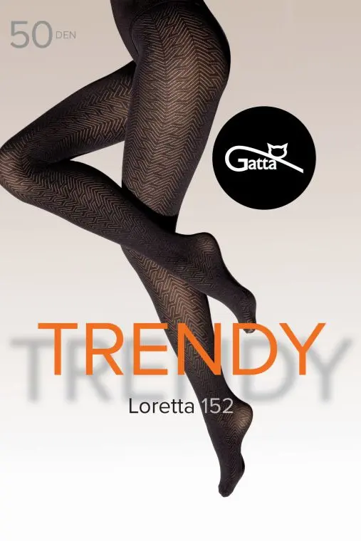 Gatta punčocháče Loretta 152 50DEN - černá, M