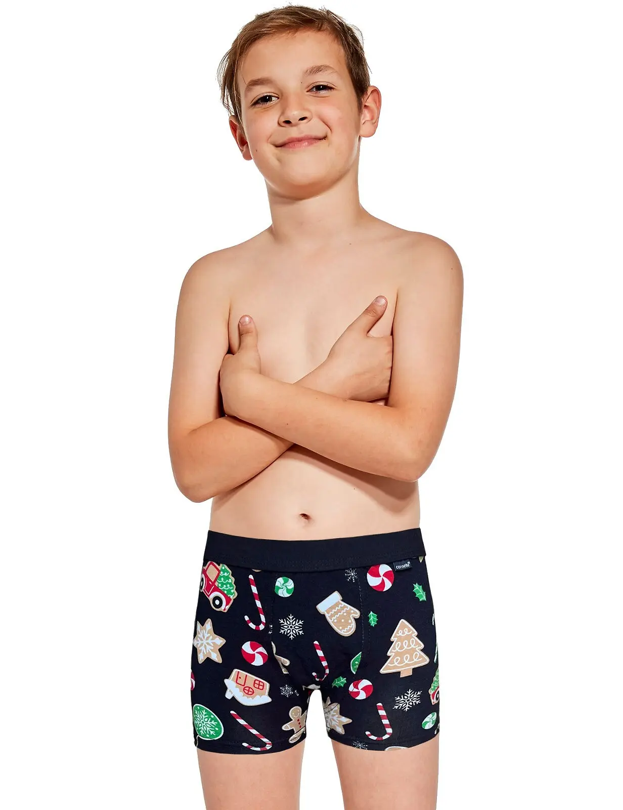 Cornette vánoční boxerky chlapecké 701/145 Candy 3 - vzor, 110-116