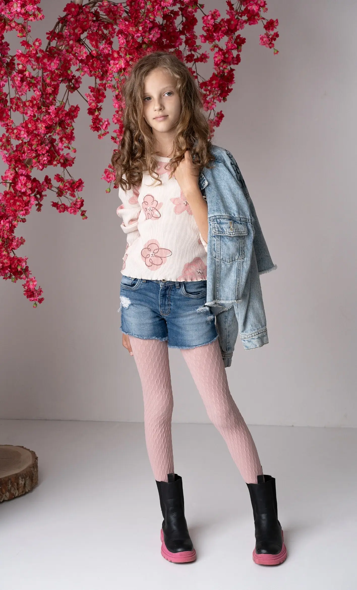 Knittex punčochové kalhoty dívčí Millotic 2429 50DEN