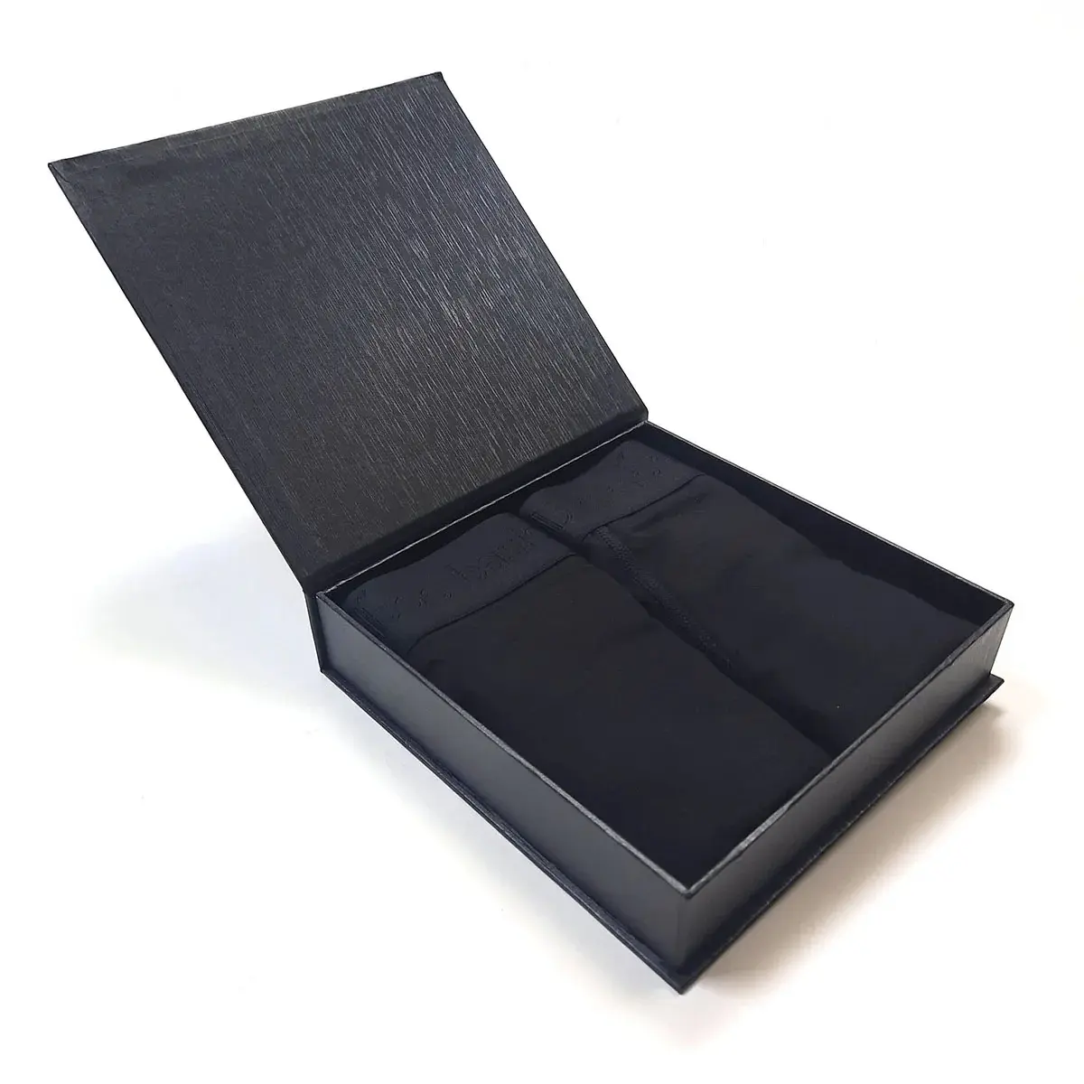 Bamboo Basics boxerky bamboo Giftbox RICO 001 2ks - černá - mix
