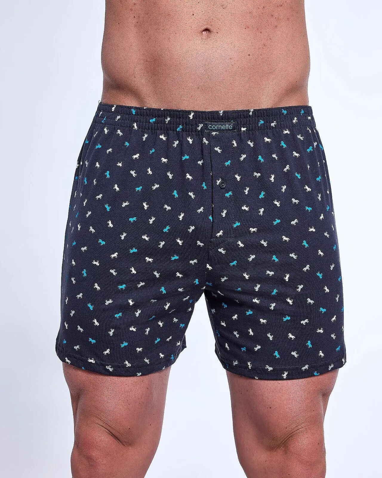 Cornette trenýrky comfort 008/313 - modrá, 3XL