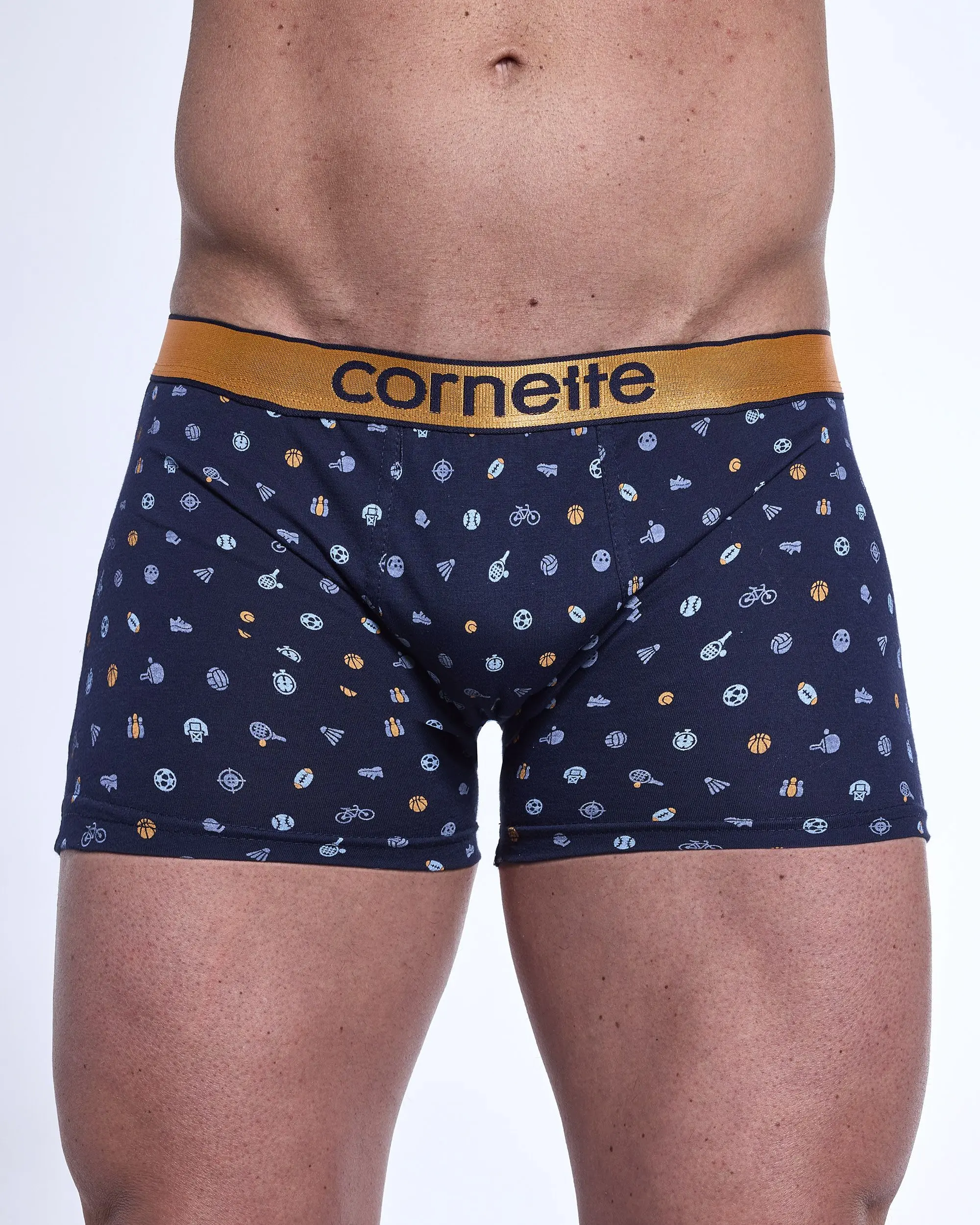 Cornette boxerky HE 508/157 - tm. modrá