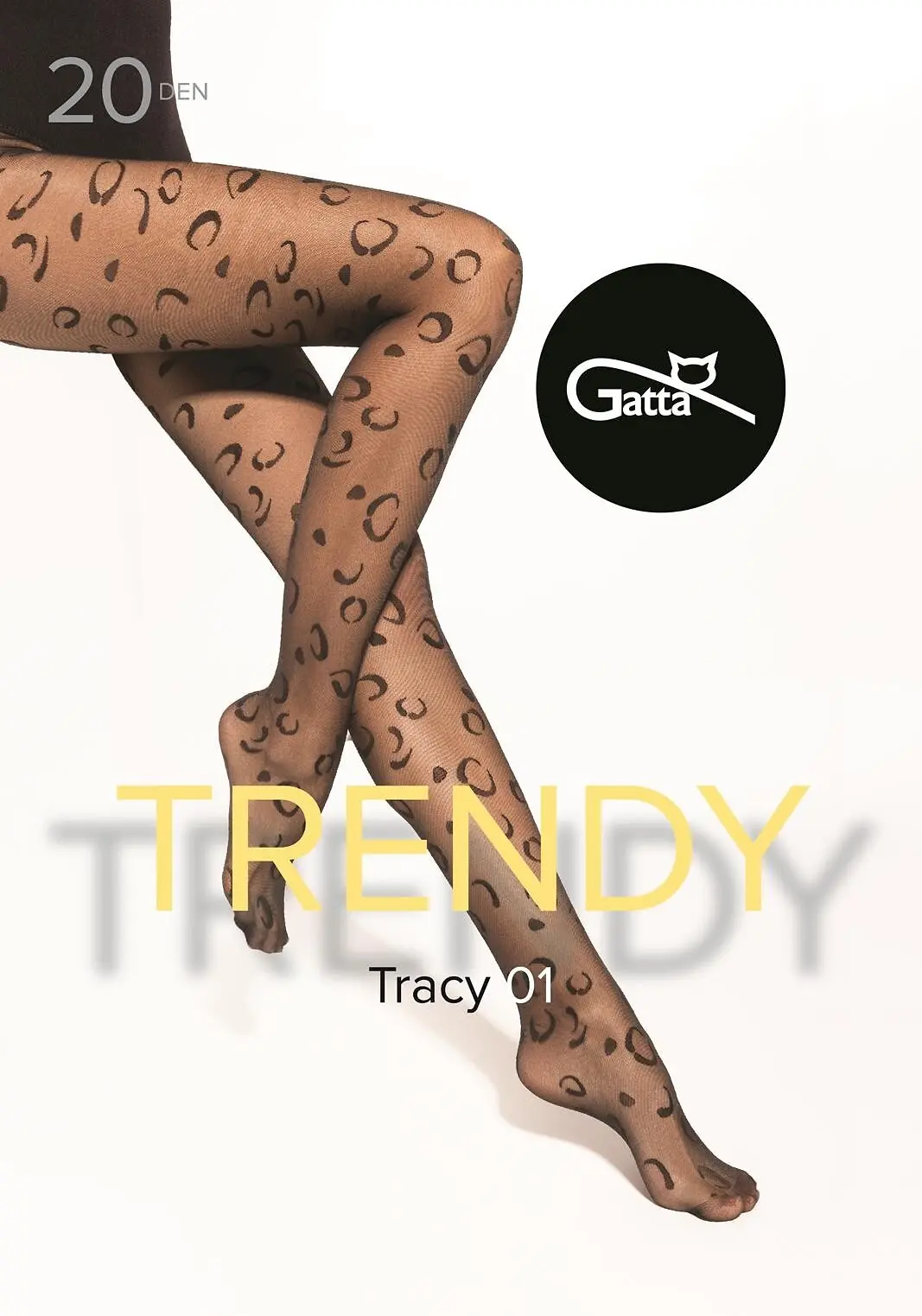 Gatta punčochové kalhoty Tracy 01 20DEN - černá, L