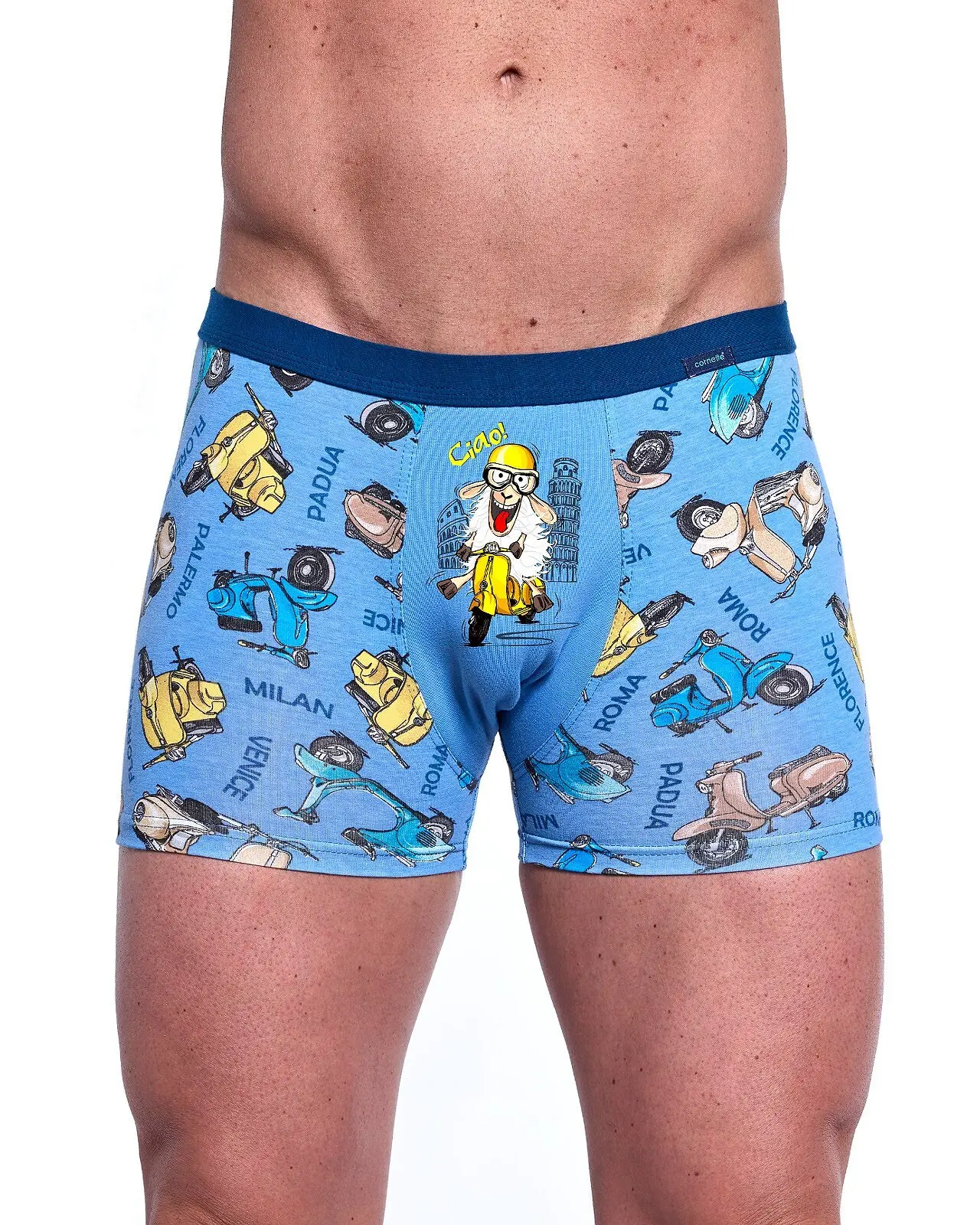 boxerky Tatoo 280/243 Ciao - modrá