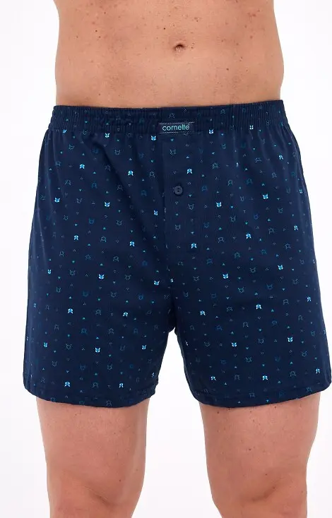 Cornette trenýrky comfort 002/328 - modrá, S