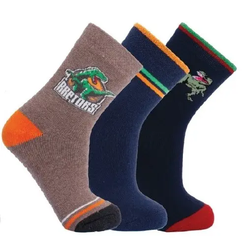 CNB ponožky chlapecké 54857 dinosaur - 3páry - mix