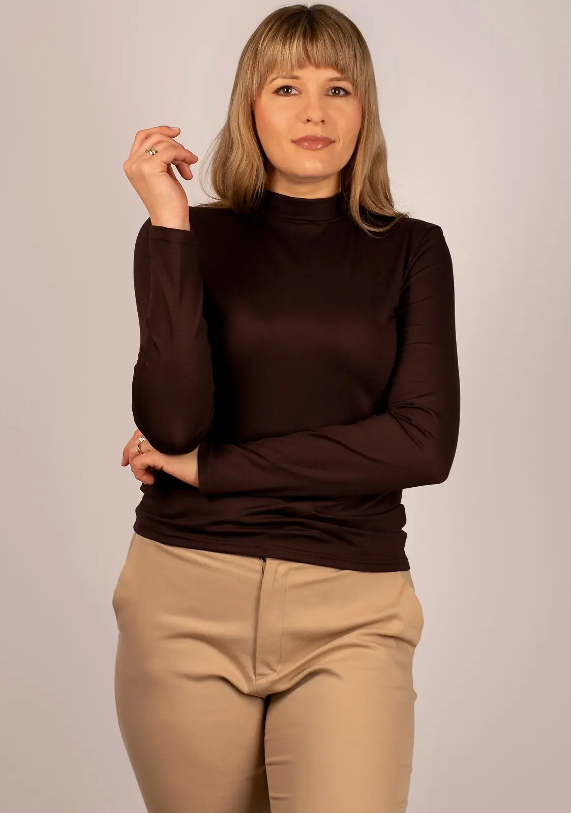 Babell halenka Resta - hnědá