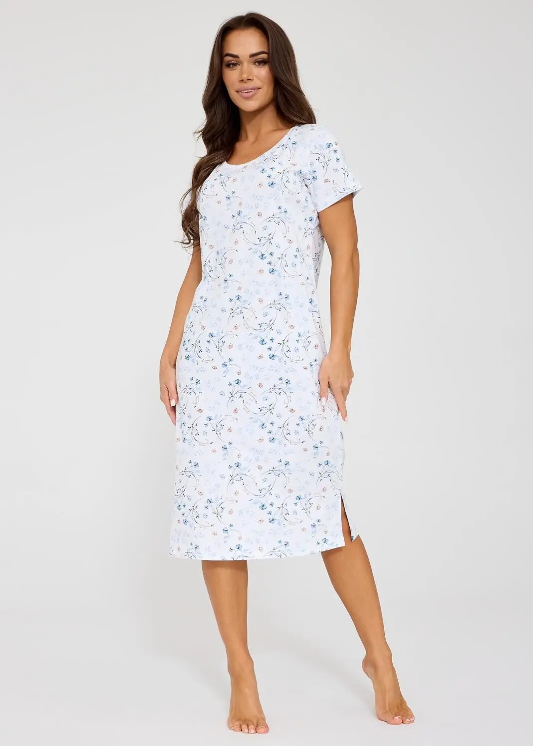 Cornette noční košile 799/351 Florence 2 max - ecru, 3XL
